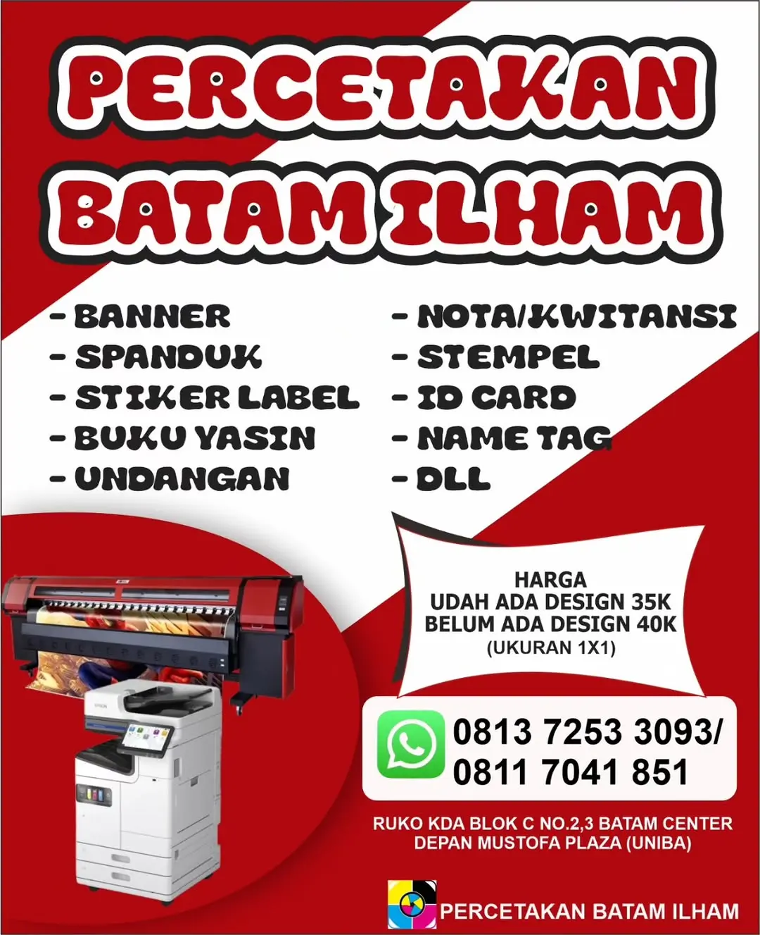 Percetakan Batam Ilham